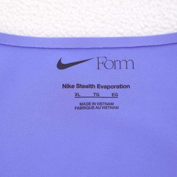 Nike Dri Fit Form Stealth Evaporation Training Tank Top XL Lavender Purple - Picture 5 of 9